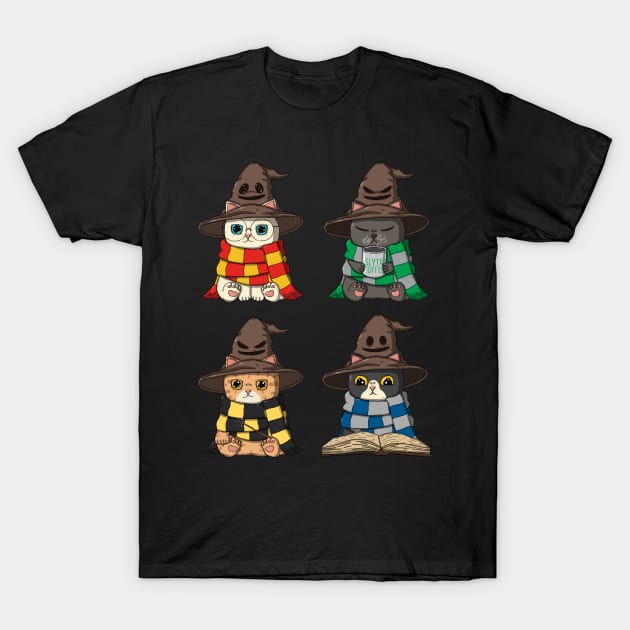 Wizard Neko T-Shirt by Japanese Neko